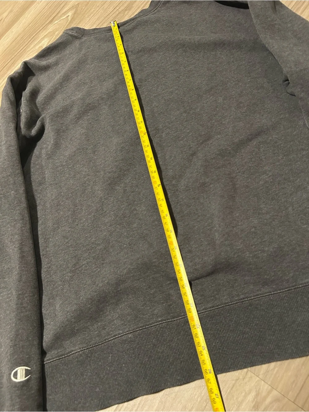 Y2k Champion Originals Arnold Varsity Crest Crewneck - Grey XL